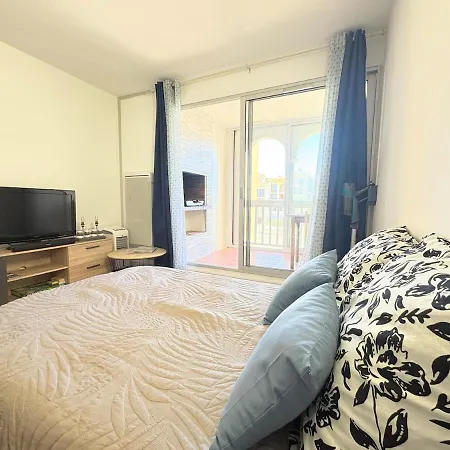 Apartmán 6 Pers Clim,piscine,parking,2 Balcons Le Barcarès